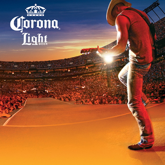 Retouching » Corona Light Beer, Kenny Chesney